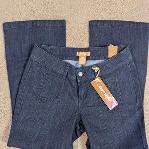 Seven7 Women's Dark Gray Boot Cut Jeans